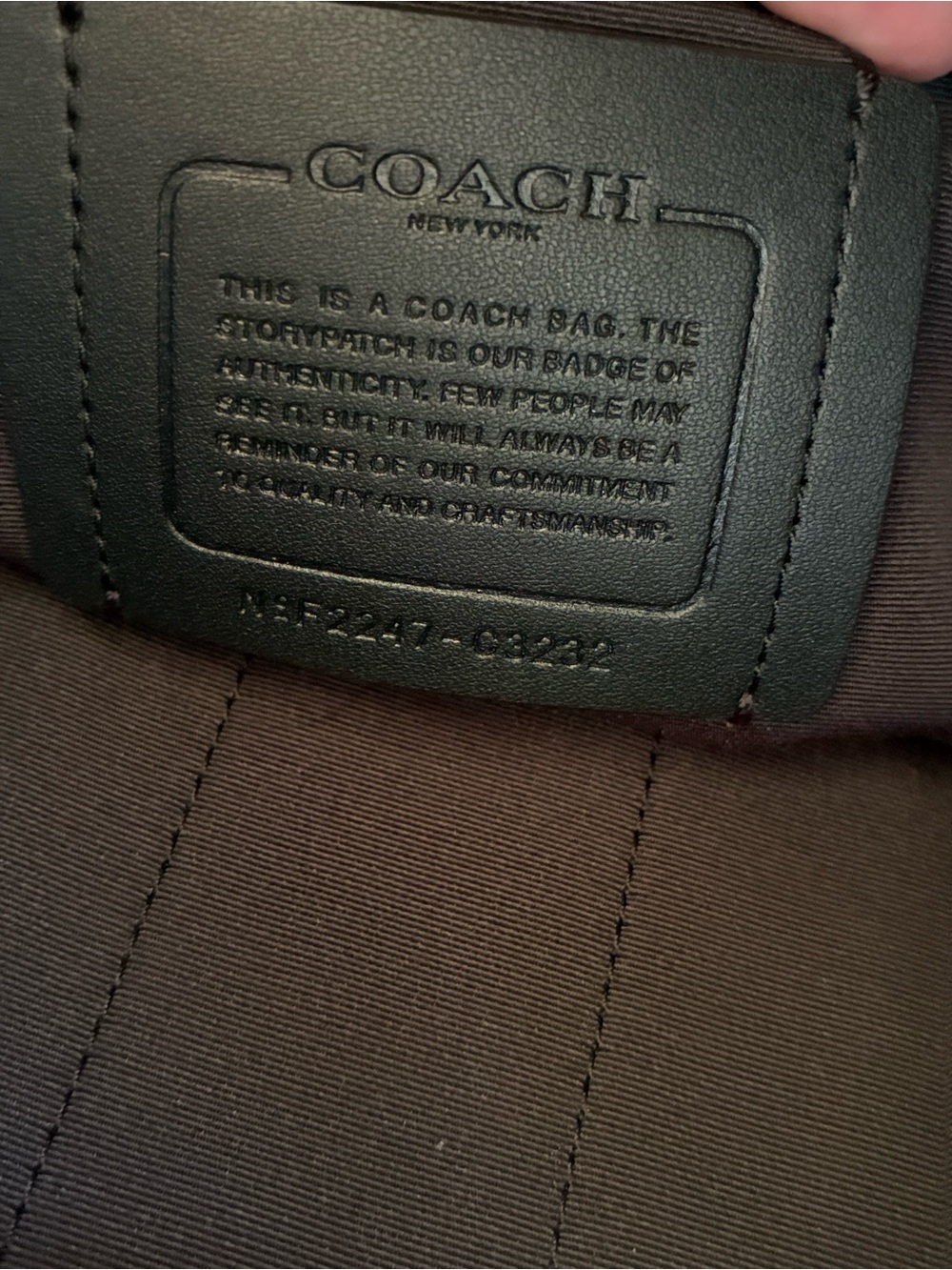 Coach Men's Graham Structured Tote Bag Signature Canvas Charcoal Black C3232 - Picture 11 of 13